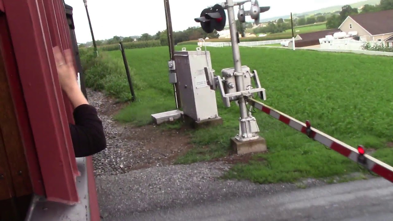 Riding the Strasburg Railroad Train 700 with a meet of Amtrak Keystone service train 658 8\18\17