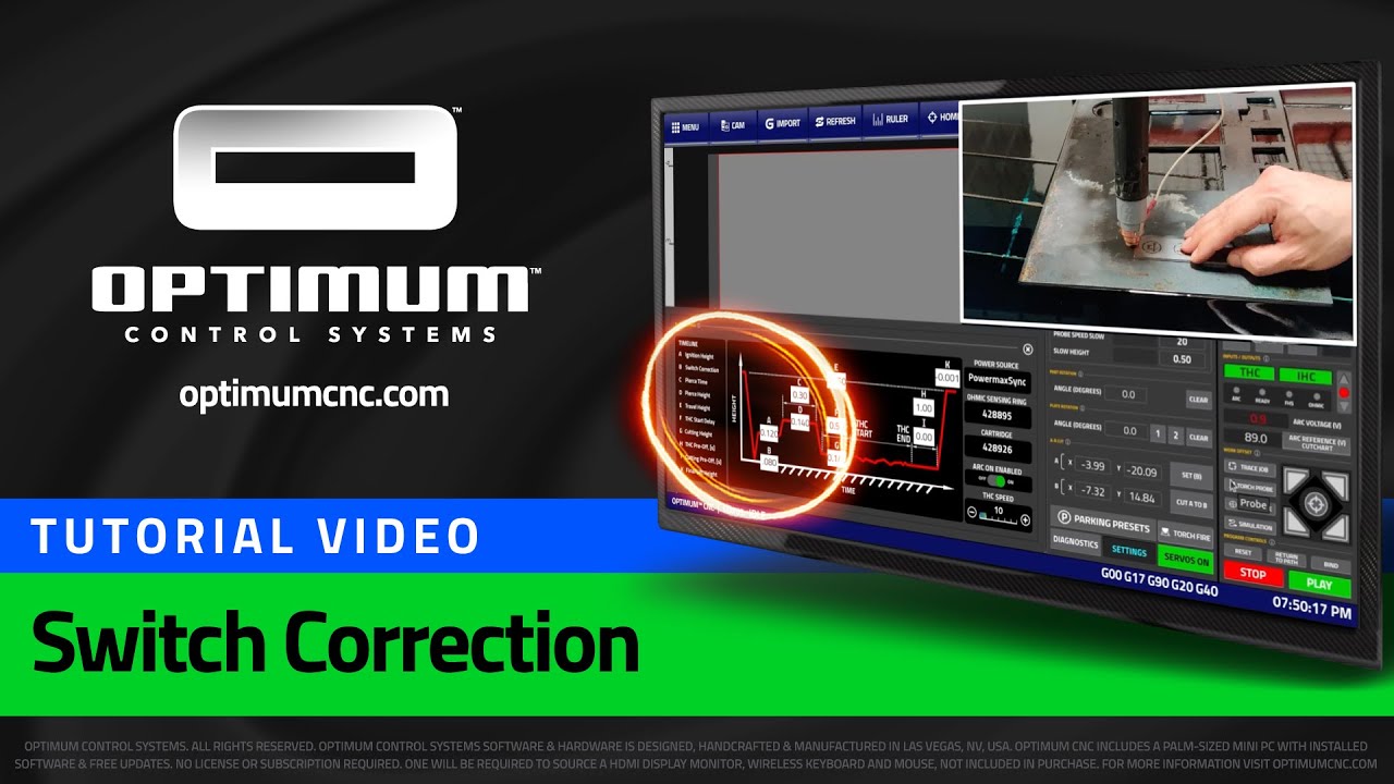 OptimumCNC: 27 Switch Correction