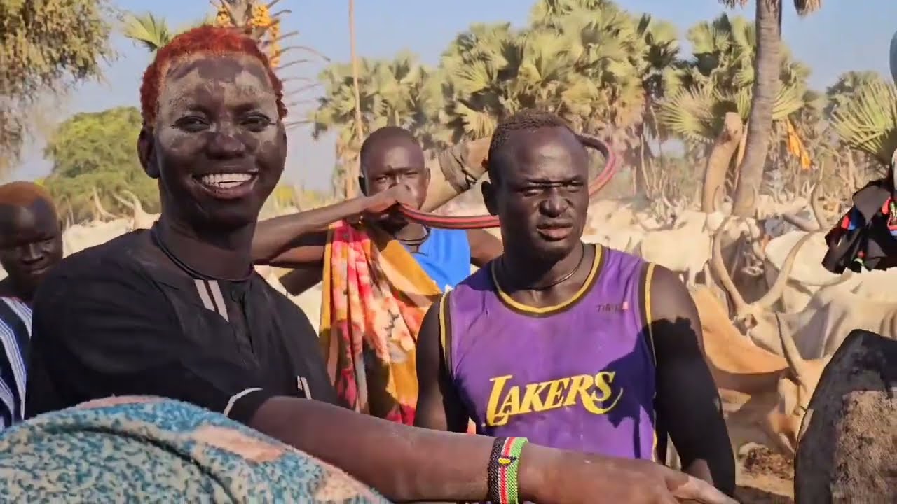 Majok Seiko Miriir Ayang in Cattle Camp from Yirol. Lake state South Sudan 🇸🇸.