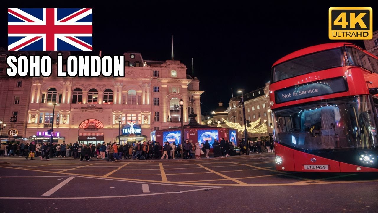 London Walking Tour 4K 🇬🇧 | Holborn to Piccadilly Circus to Oxford Circus | Real-Time City Walk