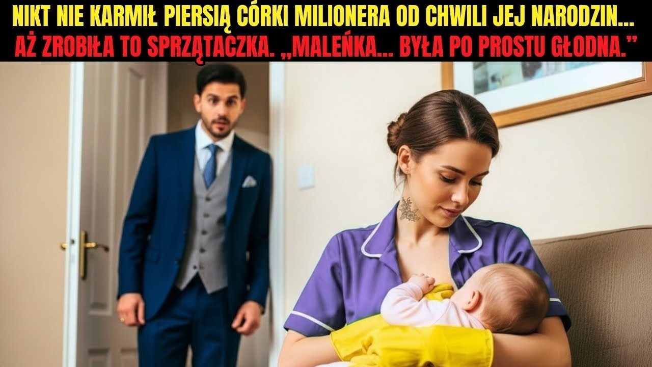 Nikt nie karmił piersią córki milionera od dnia jej narodzin… aż zrobiła to sprzątaczka