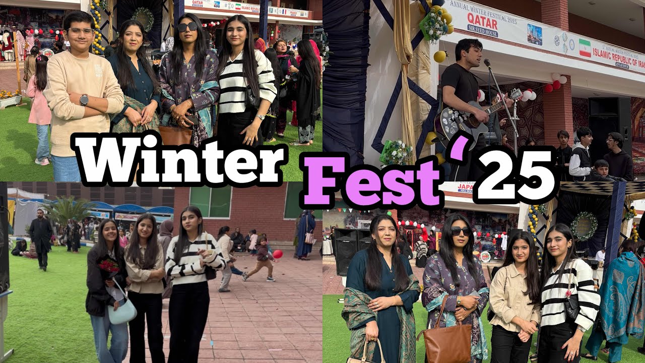 Winter festival in my school 2025💌 | Winter Fest with friends❄️🎪 | Chaotic day with friends❤️