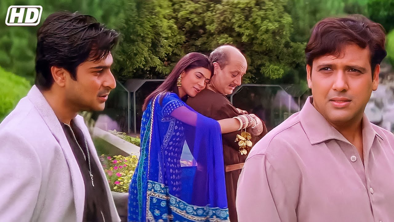 क्यों ढाई दिन के सुल्तान लुट गई तेरी रियासत | Govinda, Sushmita Sen, Anupam Kher Comedy Movie Scene
