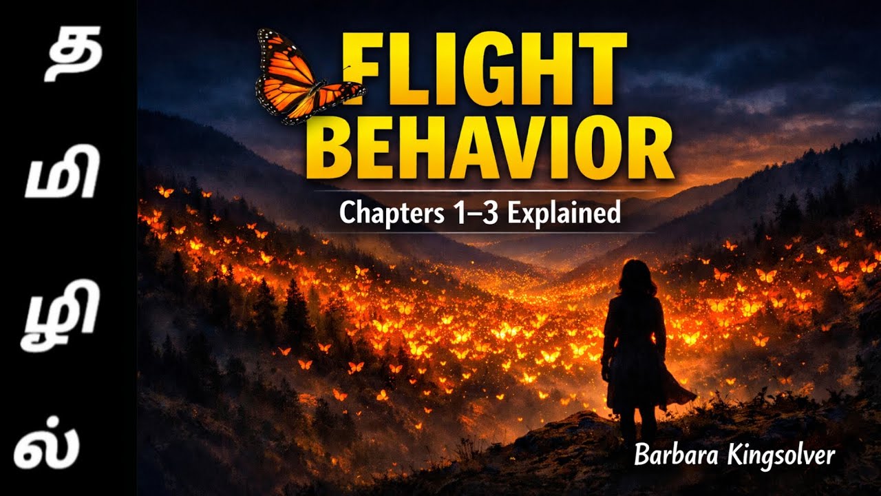 Flight Behavior Chapters 1–3 summary in tamil🦋 | Barbara Kingsolver✍️📚