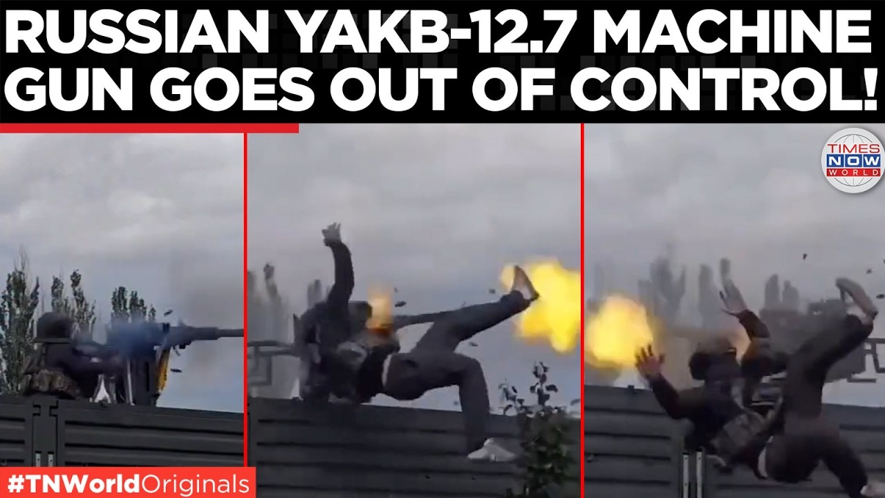 WATCH: Russian Helicopter Gatling Gun Spins Out of Control During Air Defense Training Mishap!