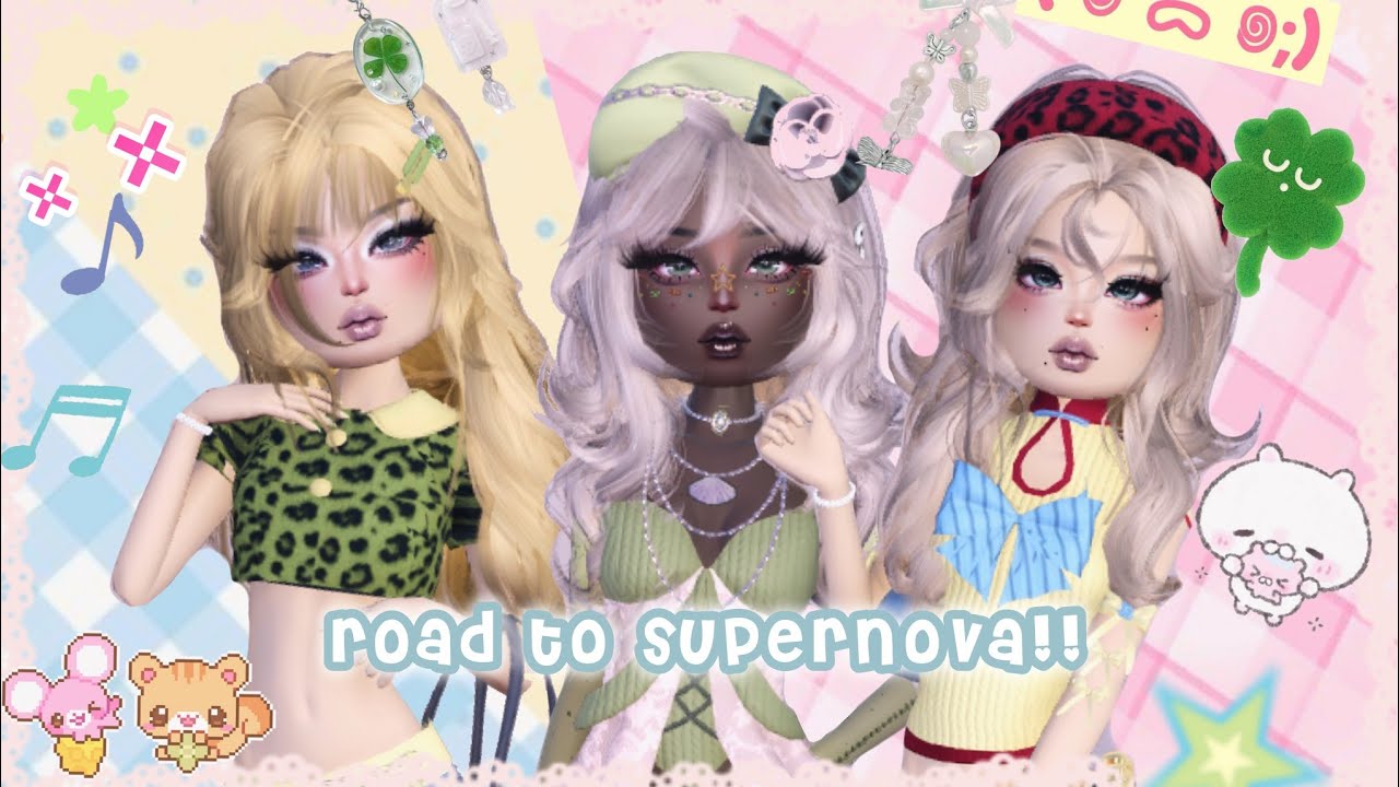 .⁠✧ ‧₊˚ ⋅road to supernova pt.7🍧playing dress to impress in master servers as a fashion mogul☘️˚˖𓍢ִ໋