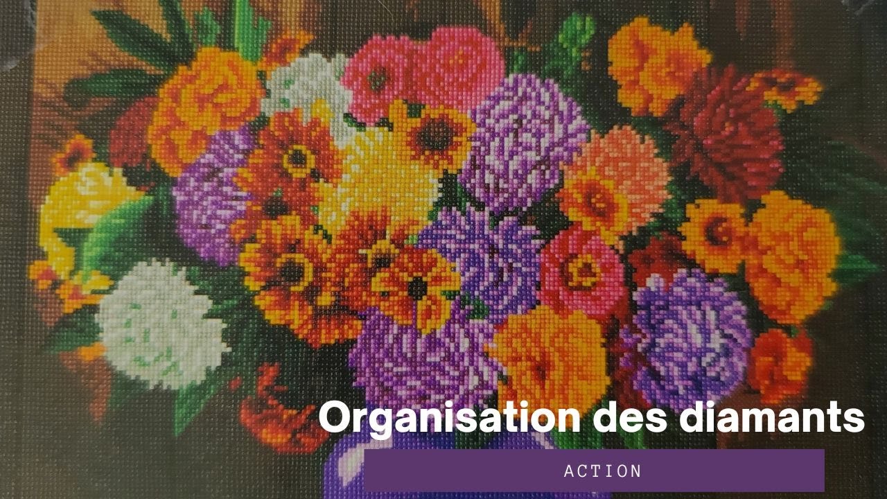 Organisation des diamants et préparation du dp de chez Action