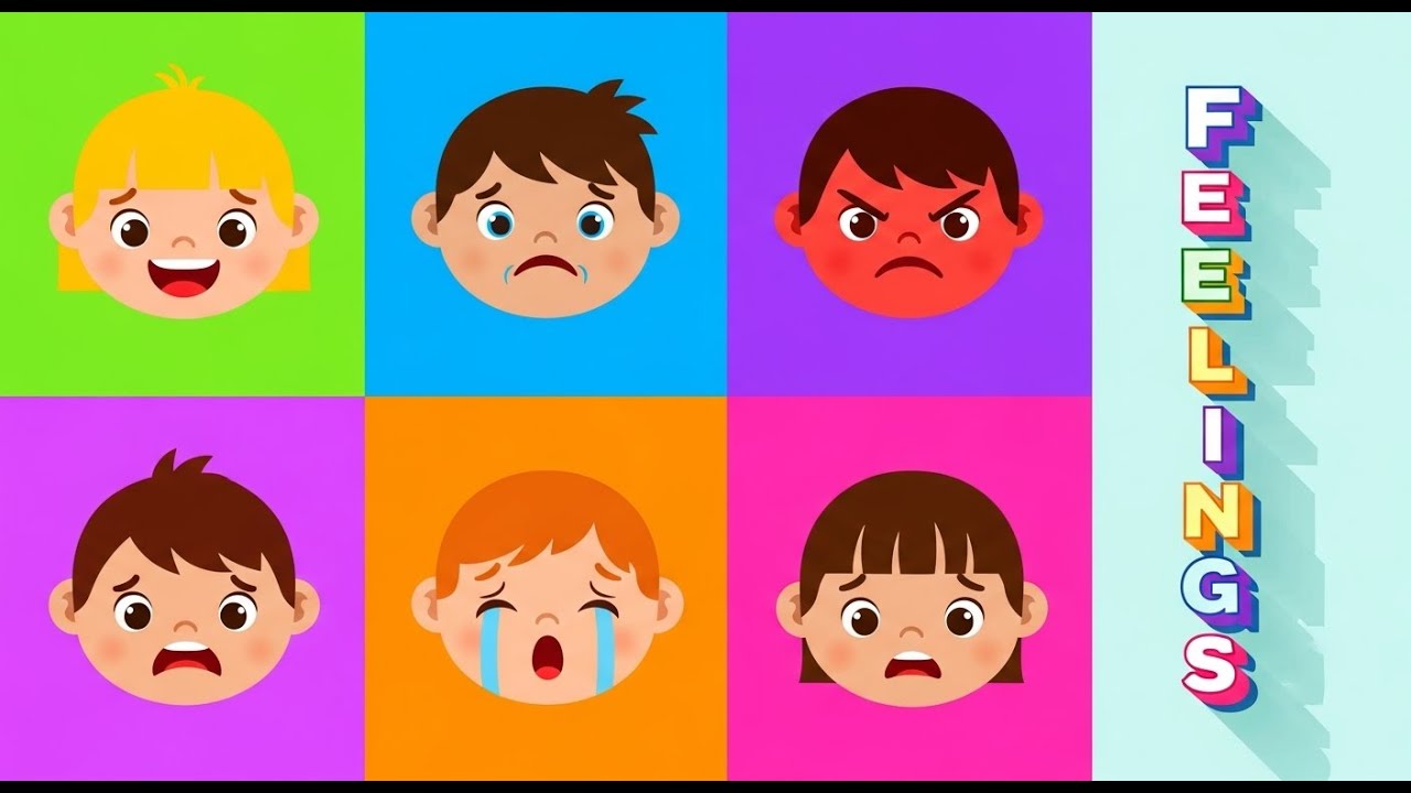 🧠Learn About Feelings And Emotions: 🎈🌈 Early Learning Made Fun & Easy!