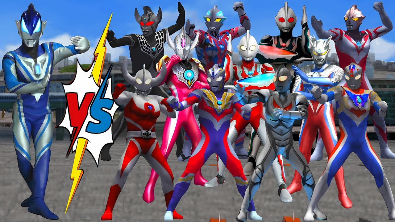 ウルトラマン GEED ACRO SMASHER VS ULTRAMAN TRIGGER, DECKER, NOA, ZERO, RIBUT, ARC, BLAZAR, ORB #ウルトラマン #怪獣