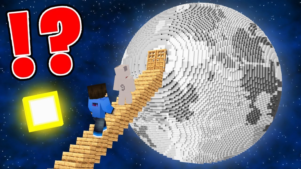 LEGHOSSZABB LÉPCSŐ A HOLDRA A MINECRAFTBAN!