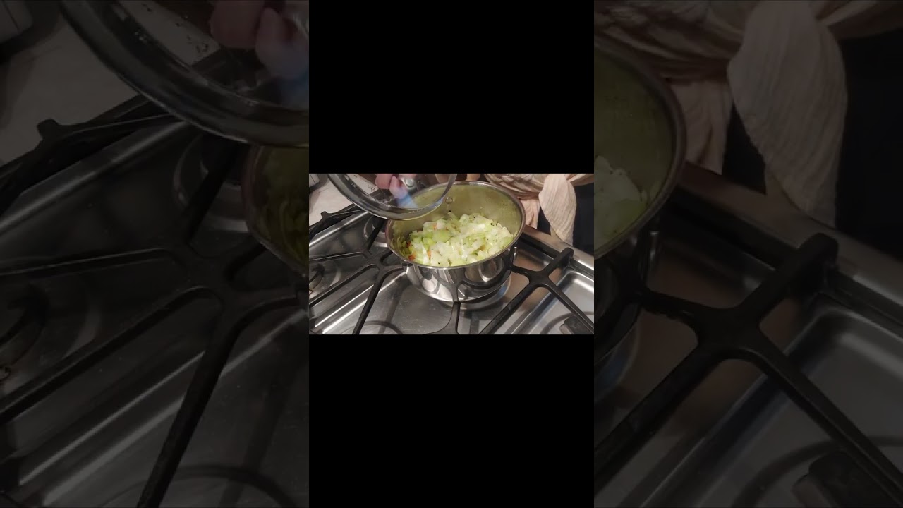 Leek and potato soup. Calming soup during family problems