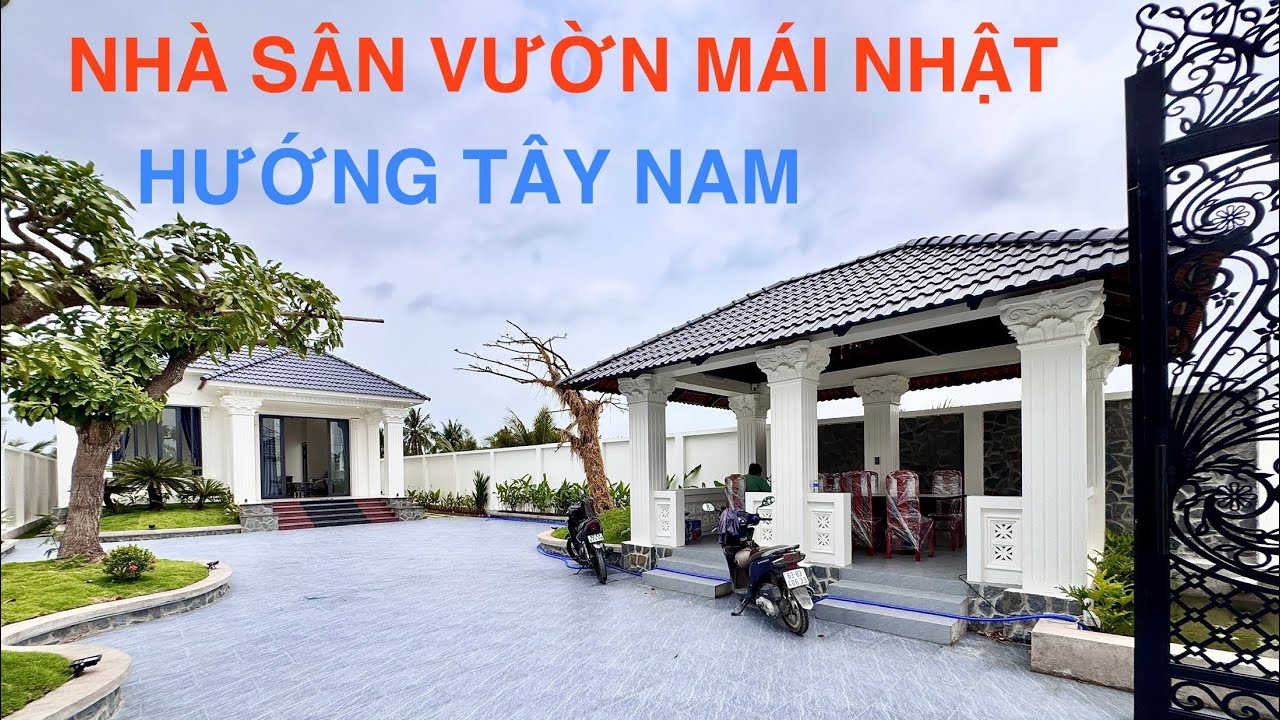 🏠NHÀ MÁI NHẬT SÂN VƯỜN 600m2 - GẦN THỊ TRẤN VĨNH BÌNH, GÒ CÔNG TÂY 📐Diện tích 600m2: 12x50m