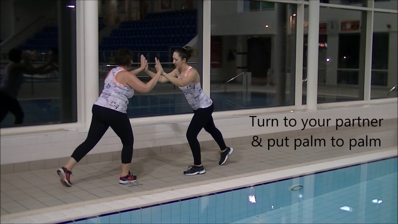 Aqua Aerobics Cool Down (Partner Stretch)