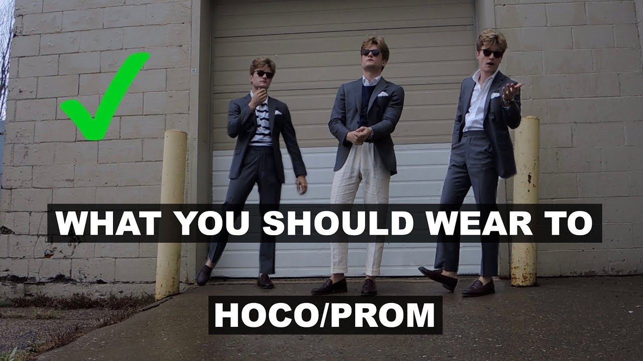 WHAT YOU SHOULD WEAR TO HOMECOMING/PROM - JOHN GREENACRE