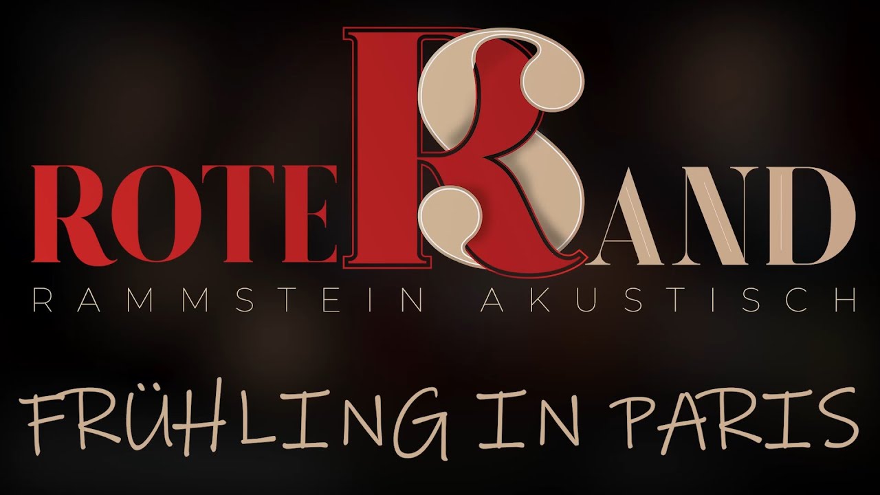 FRÜHLING IN PARIS - RAMMSTEIN [Akustik Cover] + Kontrabass