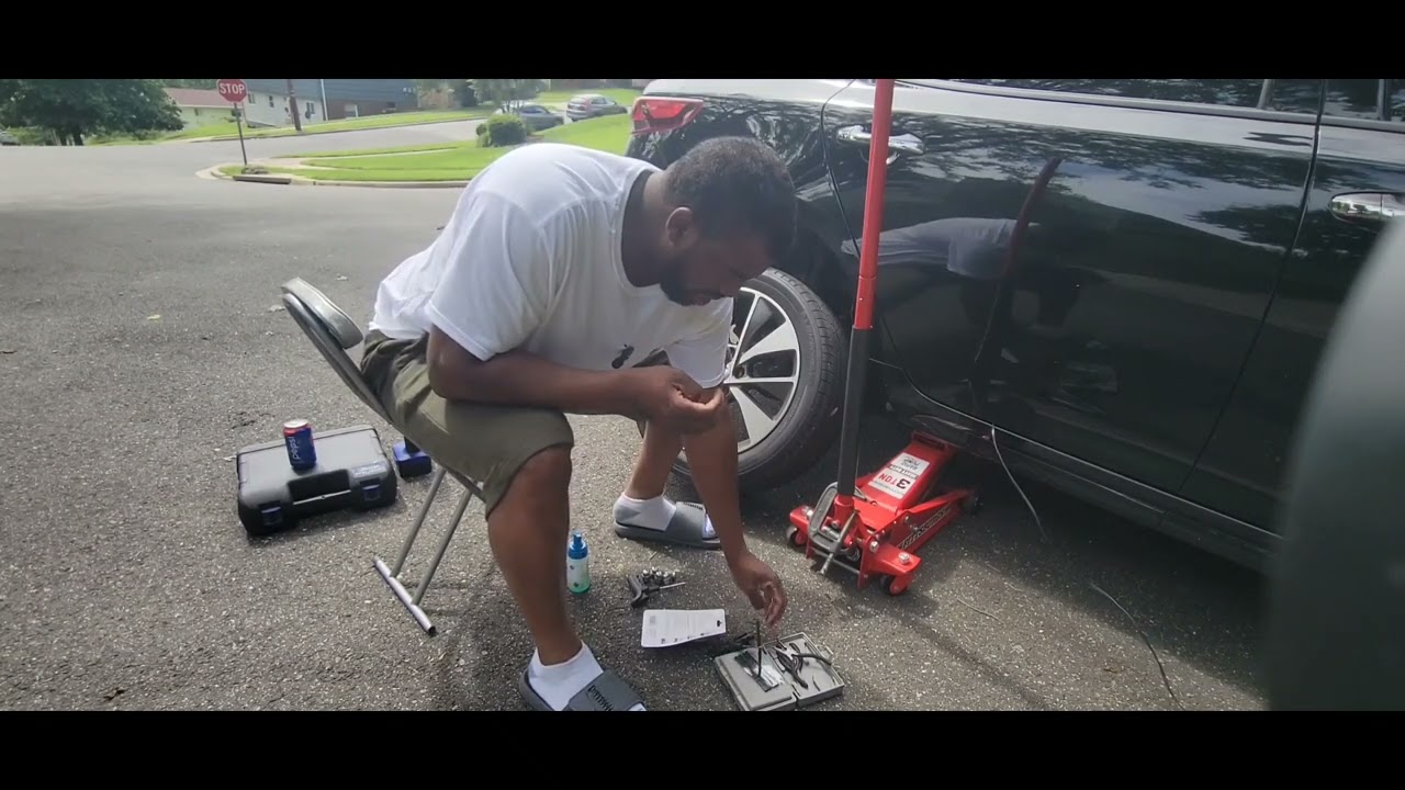 how to plug a tire and stop the air leak #tireplug #diy #savemoney