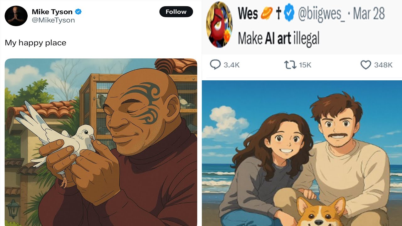 Studio Ghibli AI Art Drama