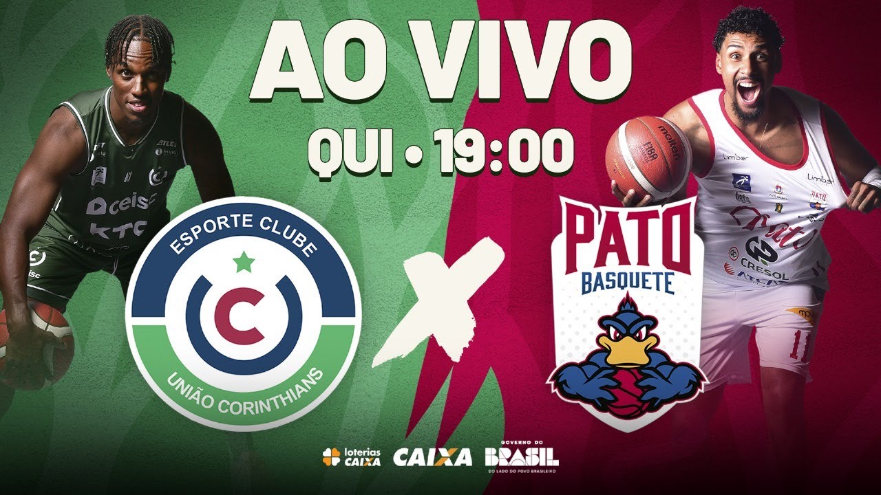 CEISC/União Corinthians X Pato Basquete | NBB CAIXA 25/26 | Ao vivo e com imagens | 23/10/2025 | 19h