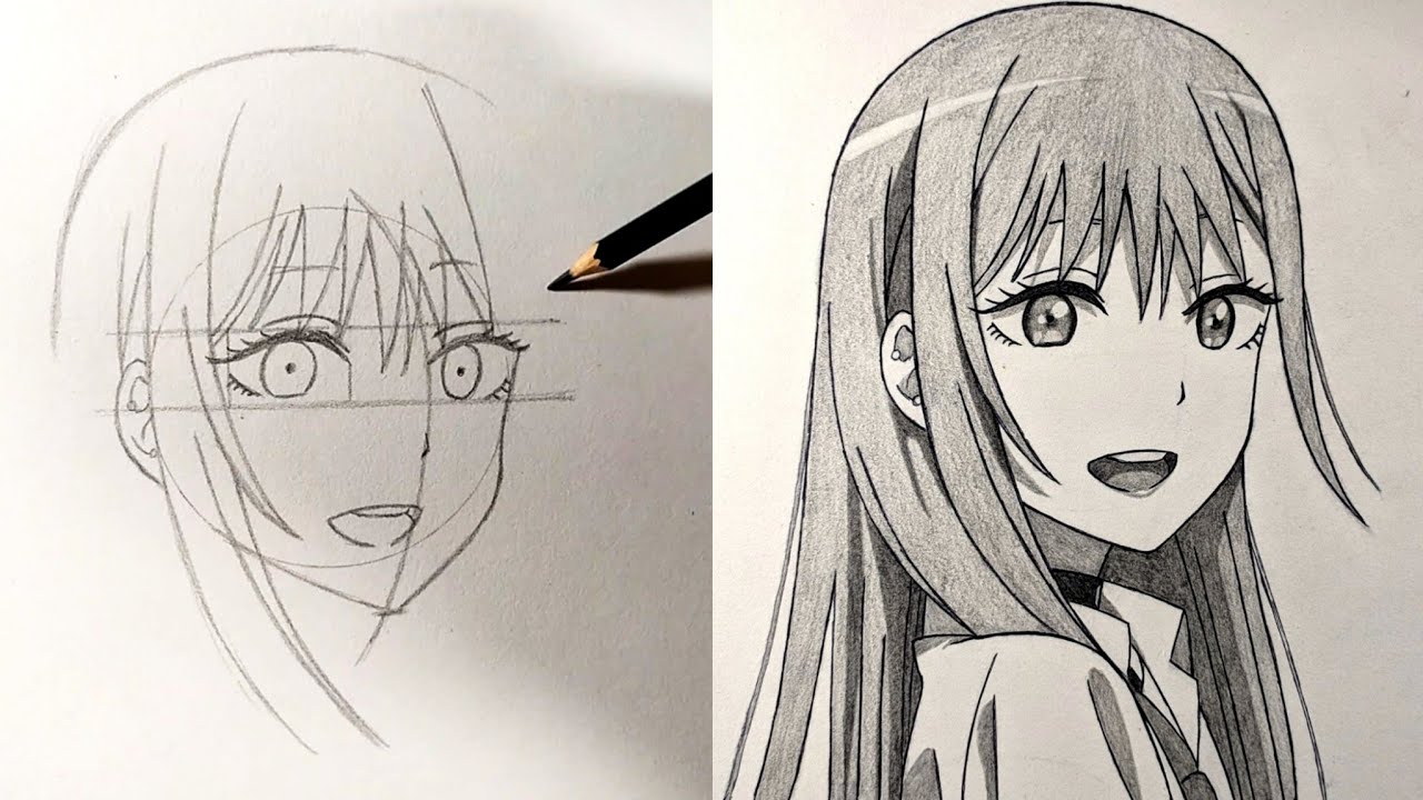 Cara Menggambar Marin Kitagawa [My Dress Up Darling] | How to Draw Marin Kitagawa