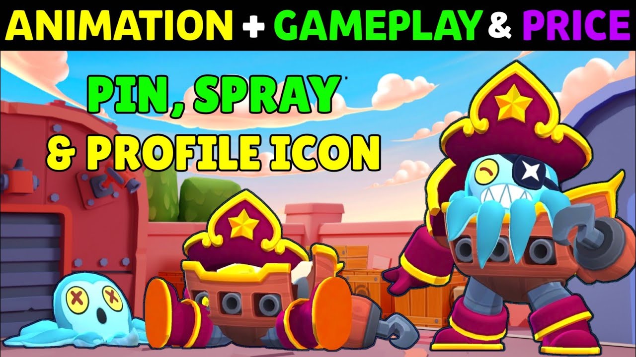 Brawl Stars Kraken Surge Gameplay, Animation, Cost, Pin, Spray, Player Icon & Release Date