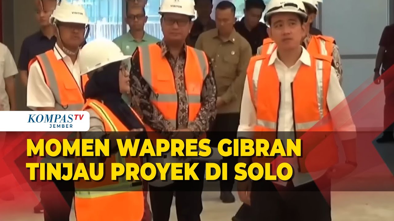 Momen Wapres Gibran Kunker ke Solo, Tinjau Rel Layang hingga Gedung Olahraga Manahan