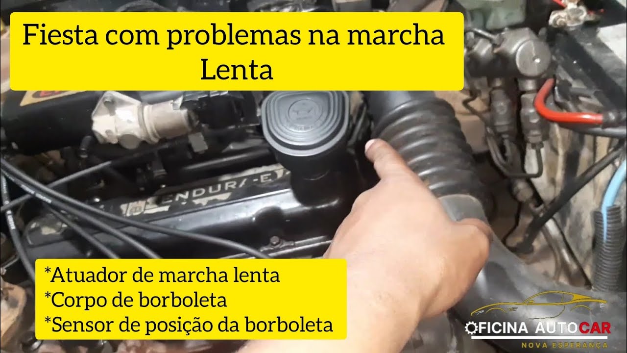 Ford fiesta morrendo na marcha lenta, problemas no atuador de marcha lenta