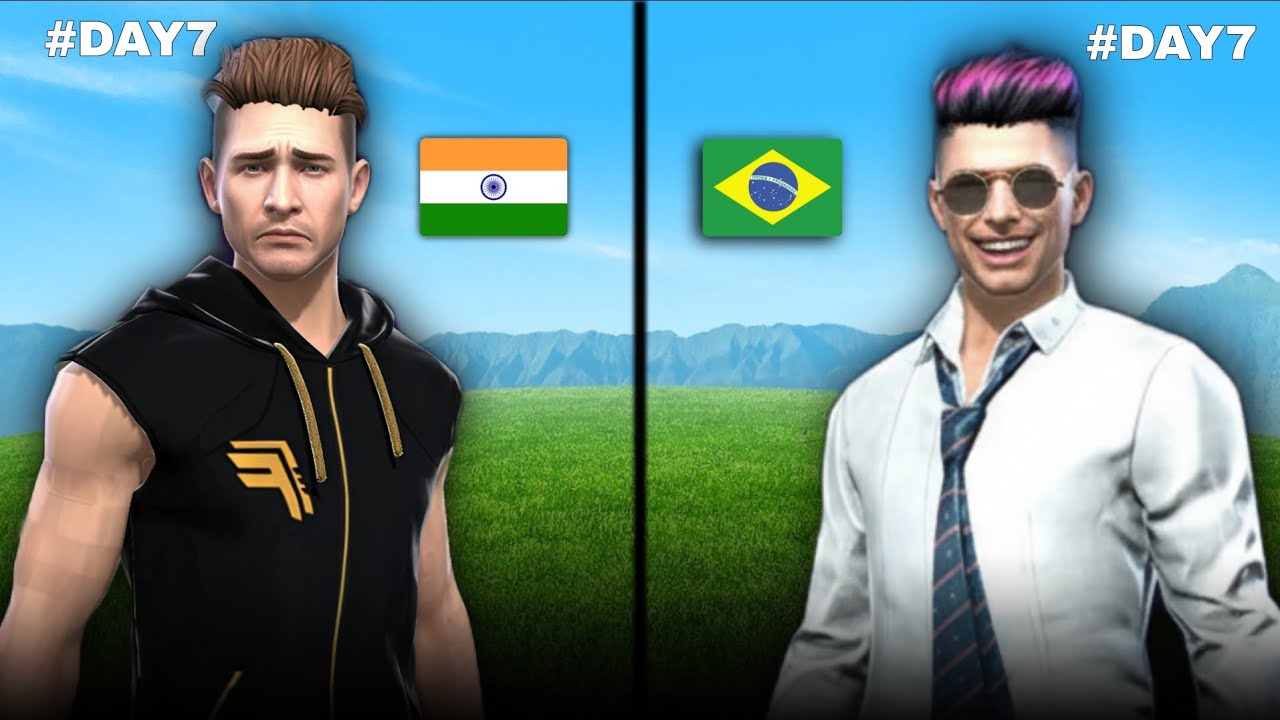 Which Server Gives Better Collection? 🇧🇷 vs 🇮🇳 | 7 Days Test