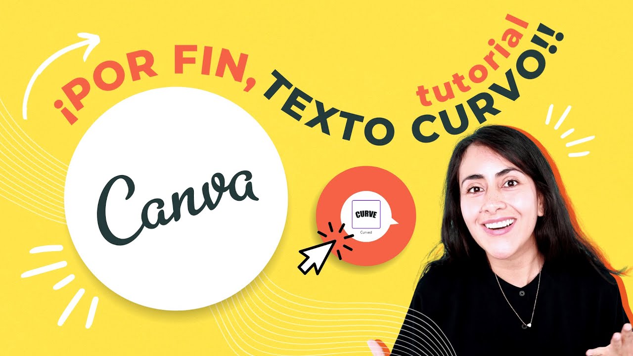 Cómo hacer texto curvo en Canva (¡sólo con 1 clic!) - Fácil & Gratis - NUEVA FUNCIÓN EN CANVA 2020