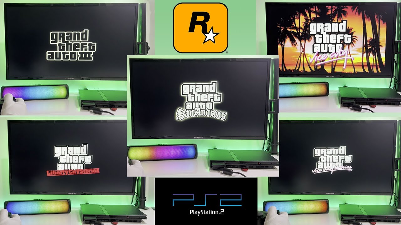 Playing Every GTA Game on Playstation 2 (PS2) | POV Gameplay