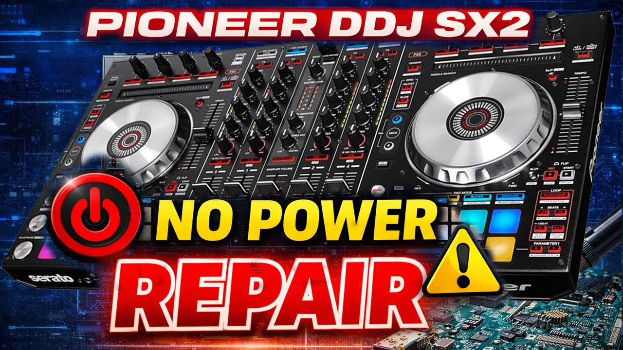 Pioneer DDJ SX2 No Power Repair