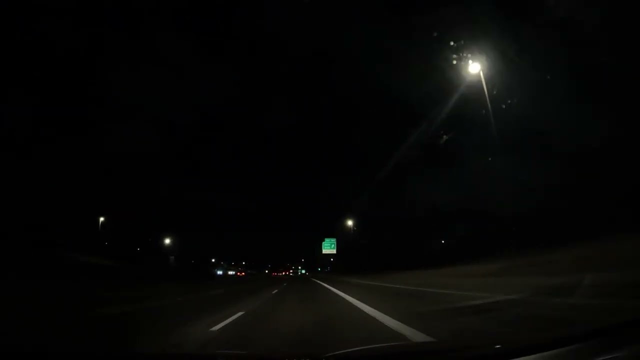Night driving video 85