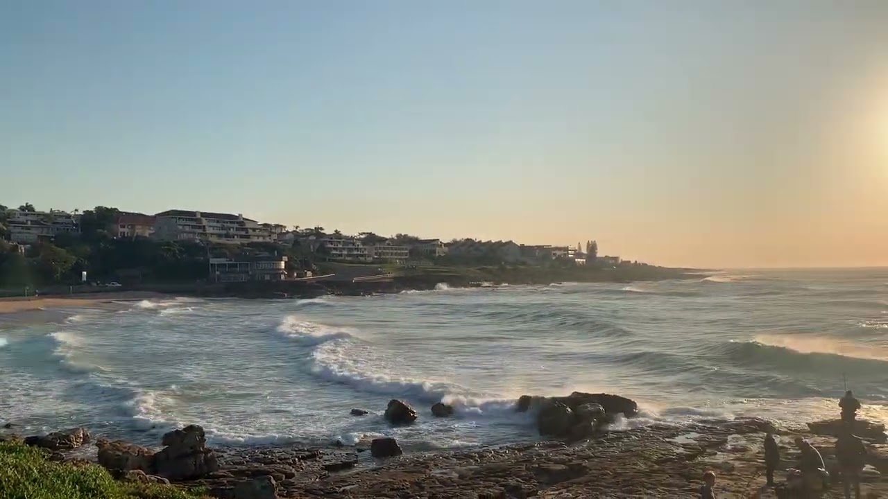 Exploring Uvongo Pier this morning, sound on for this one.