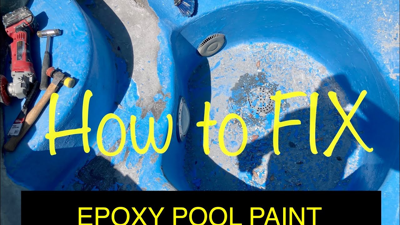 How To Fix Epoxy Pool Paint In A  Swimming Pool or Jacuzzi. DIY Guide Step by Step