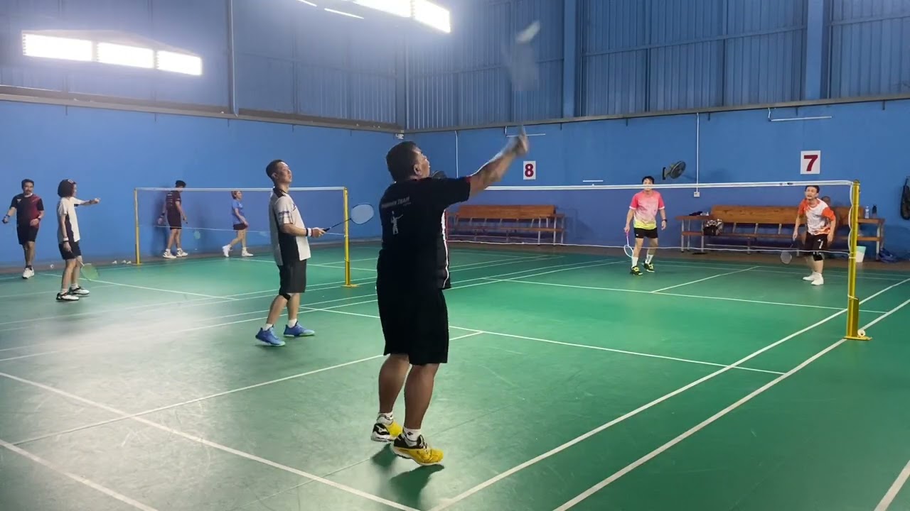 พี่รัน-ช่างใหม่ VS พี่ศักดิ์พานา-อั้ม | RUNNER BADMINTON CLUB - BABG BO | 3 กุมภาพันธ์ 69 #BADMINTON
