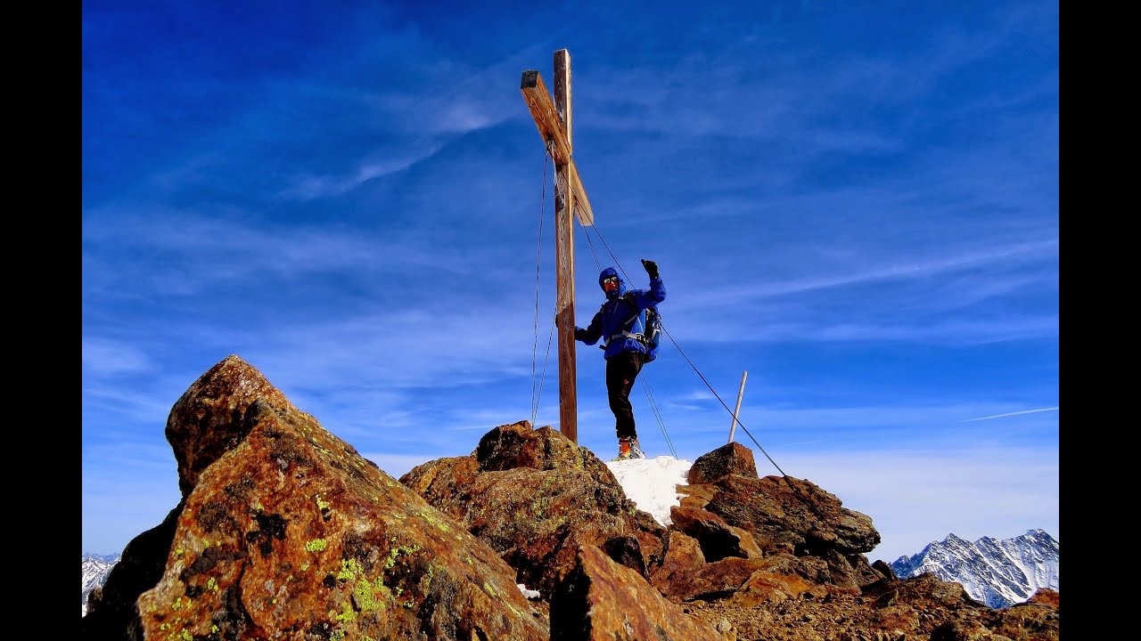 Skitour Wurmtaler Kogel (3.225m) &Ouml;tztaler Alpen 21.3.2014