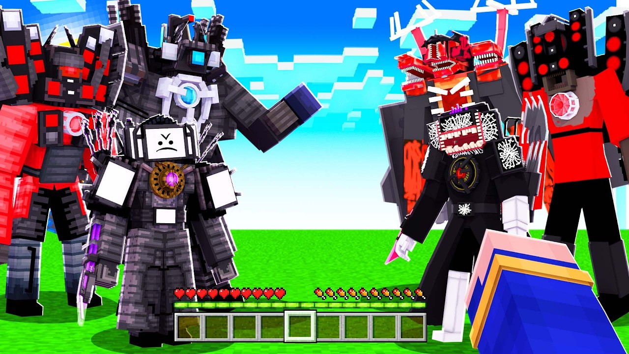 ZOMBIE Skibidi Toilet vs ORIGINAL Skibidi Toilet Mod ADDON ACTUALIZADO en MINECRAFT PE ⚠️😱 !!