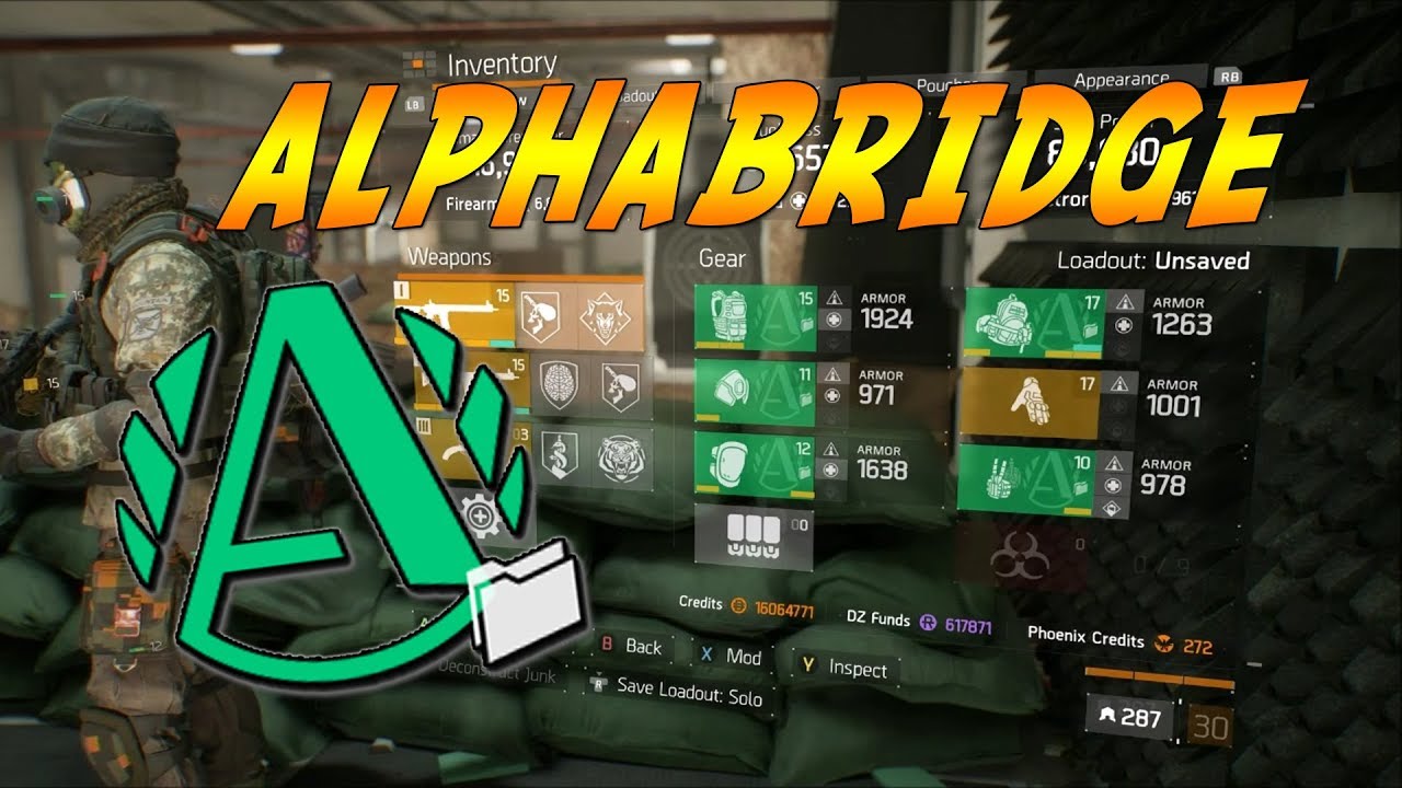 The Division - 1.8.3 AR Alpha Bridge Build