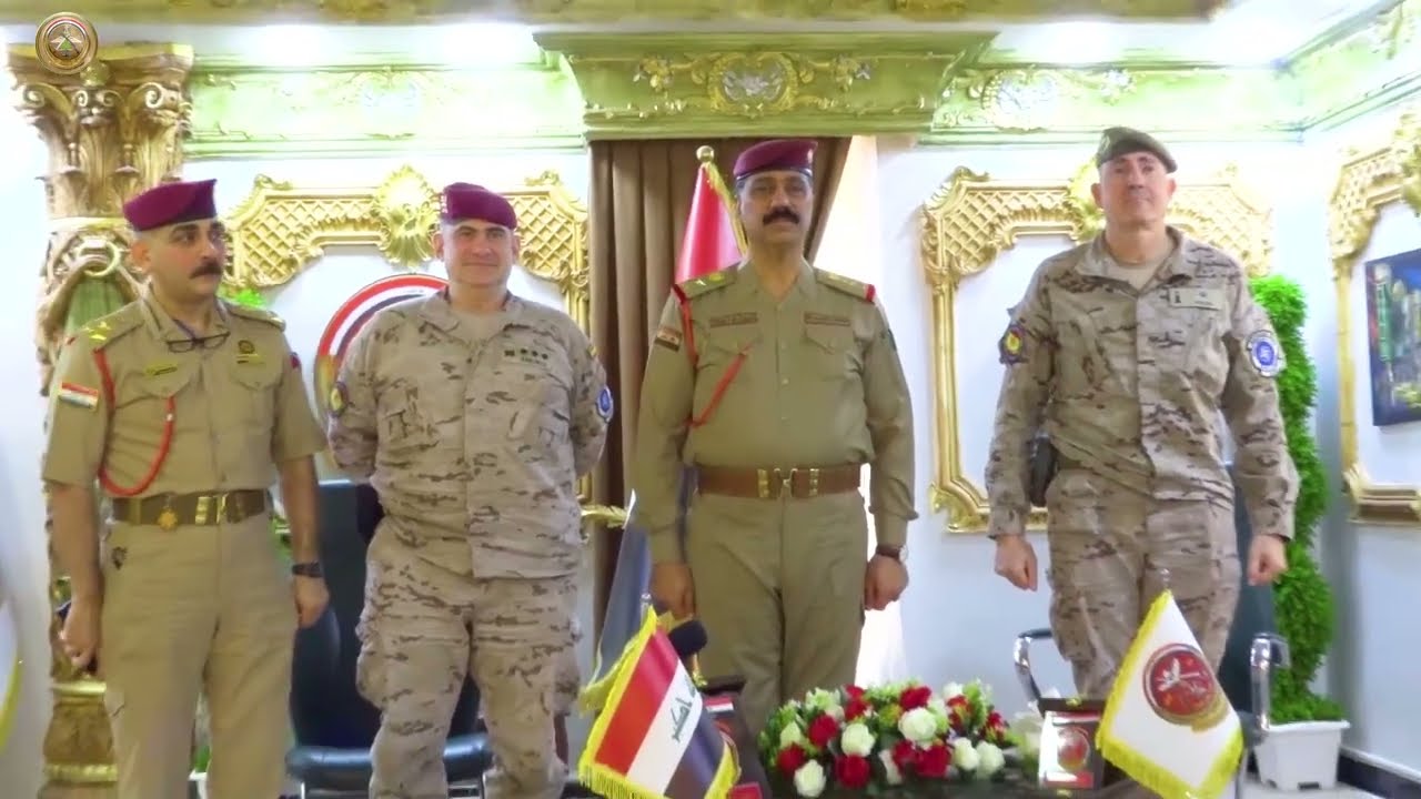 المفتش العسكري العام يستقبل وفد من بعثة حلف الناتو في العراق