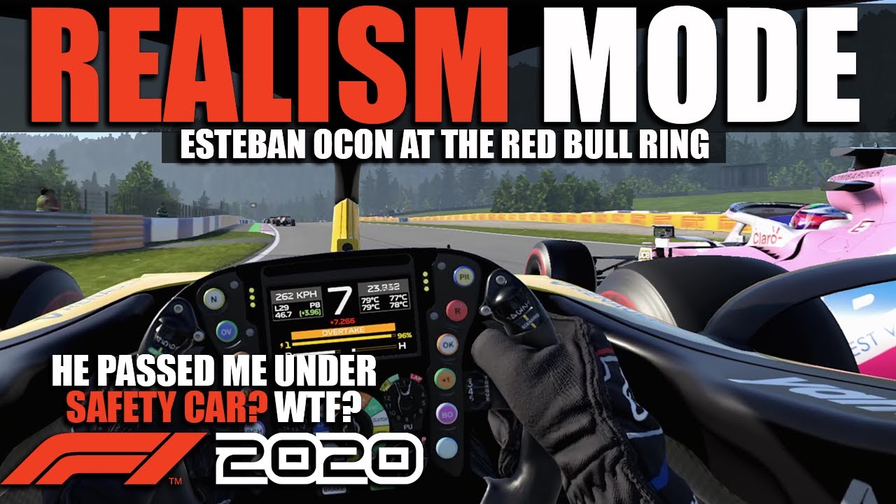 F1 2020 REALISM MODE - AUSTRIA (NO HUD + TRACKIR + 100% RACE + COCKPIT + NO ASSISTS)