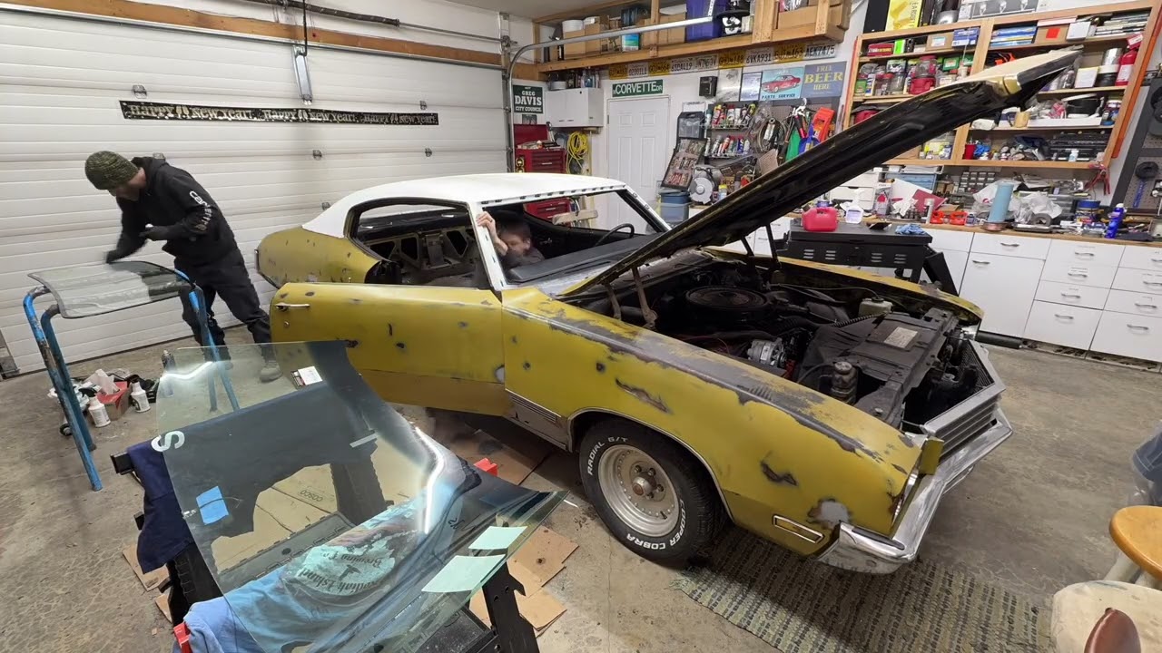 Goldie’s punch list Part 1 #twodrunkbrothersgarage #twodrunkbrosgarage #buschlight #buickskylark 