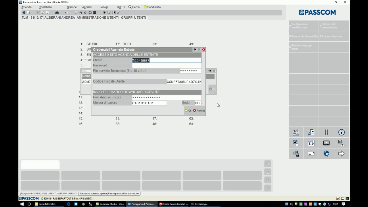 Videocorso Servizi Telematici