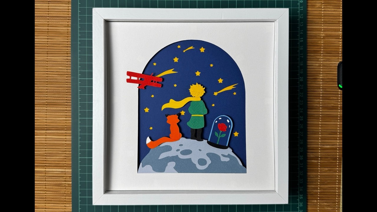 Little Prince - DIY Shadowbox | Easy Papercraft Tutorial