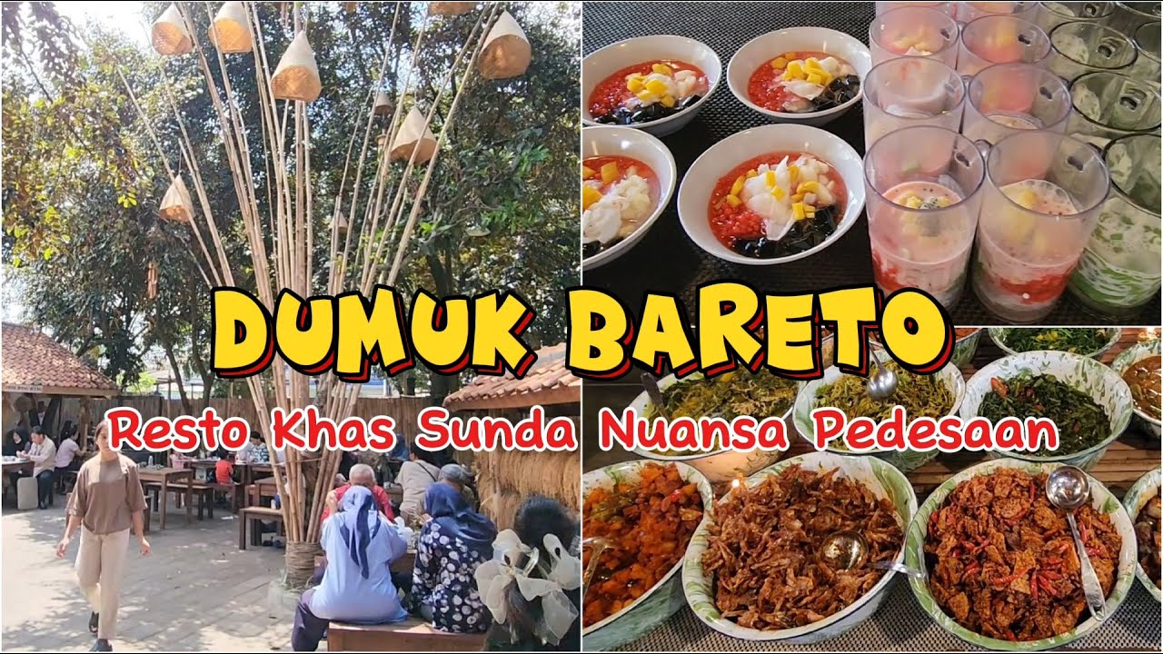 KULINER BANDUNG | DUMUK BARETO - Resto khas Sunda Vibes Pedesaan