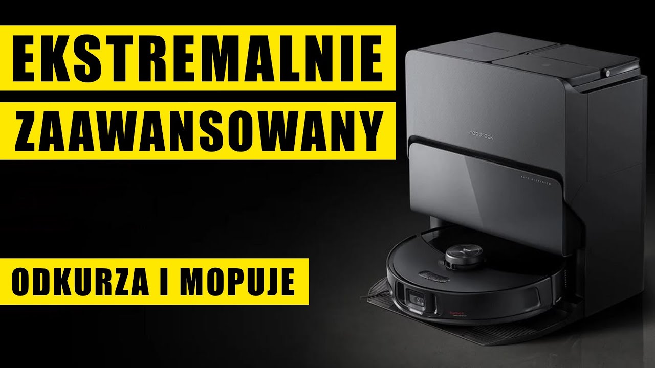 Roborock S8 MaxV Ultra odkurza, mopuje, opr&oacute;żnia, pierze i suszy. SZOK!