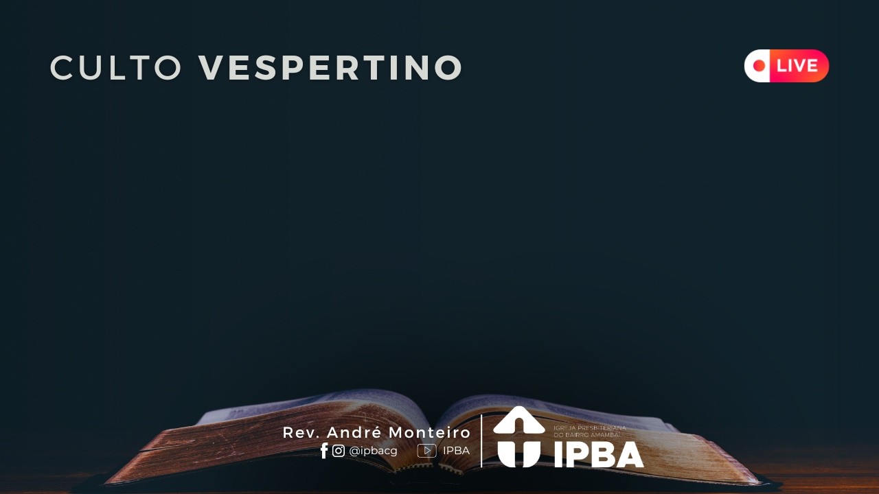 CULTO VESPERTINO 15/03/2026