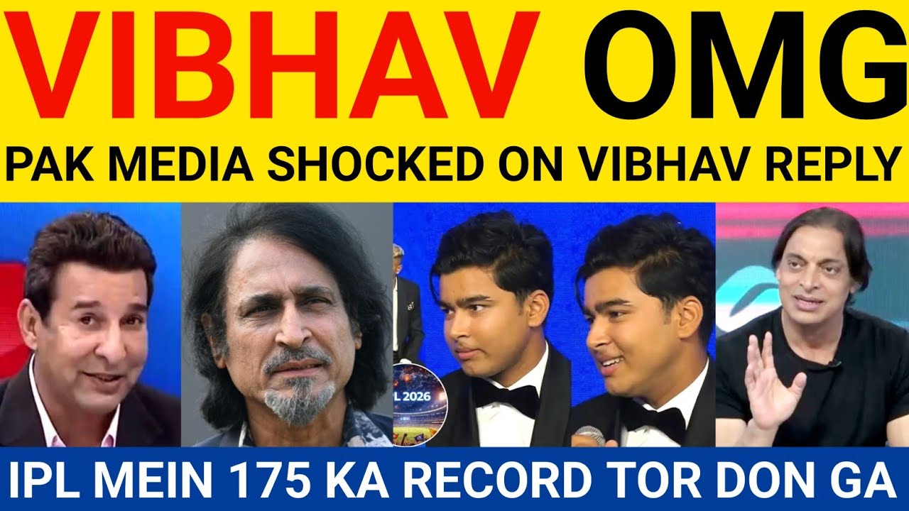 Pak Media Crying On Vibhav Suryavanshi Said I will Break Chris Gayle 175 Runs Record | Pak Media