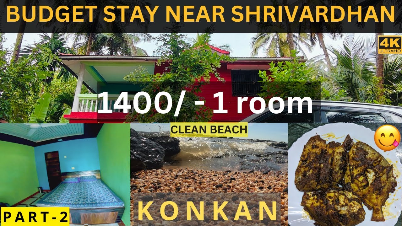 Budget Stay near Shrivardhan 🤩 | Aravi Beach | Best beach in Konkan 😍 | weekend trip | Maharashtra