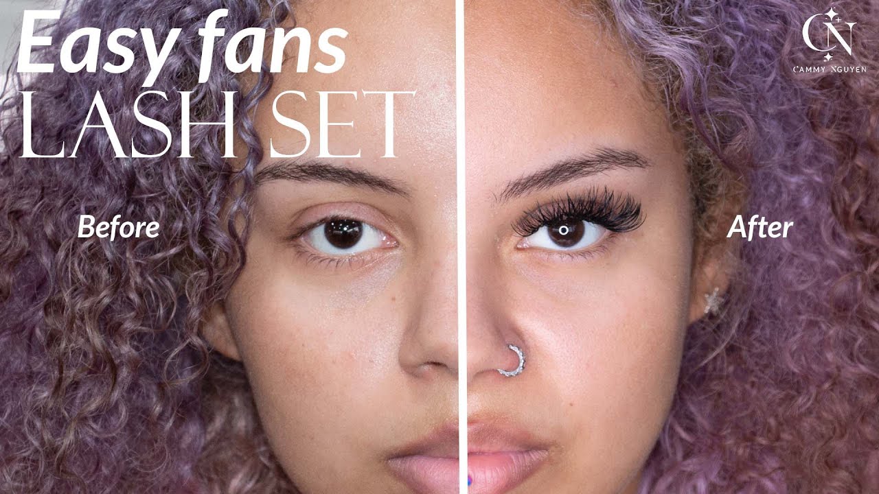 Как работать с наращенными ресницами Easy Fans!