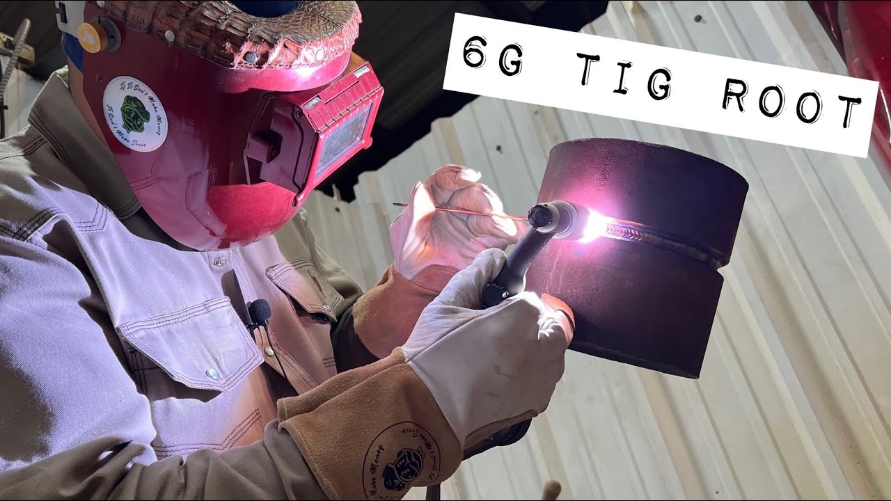 6G Tig Open Root Er70s-6 on 6 Inch Carbon Pipe
