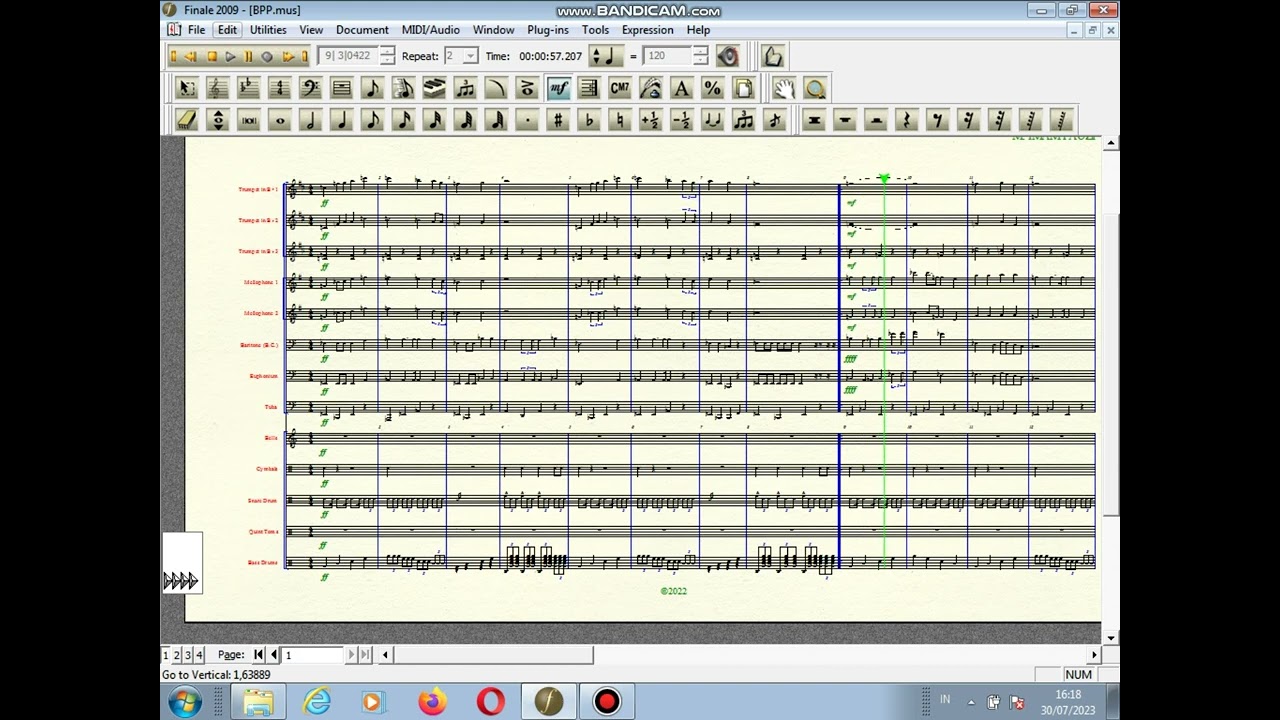 BANGUN PEMUDI PEMUDA - MARCHING BAND